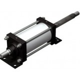 SMC cylinder Basic linear cylinders CS1 C(D)S1W*H, Air Cylinder, Double Acting, Double Rod (Air-Hydro)